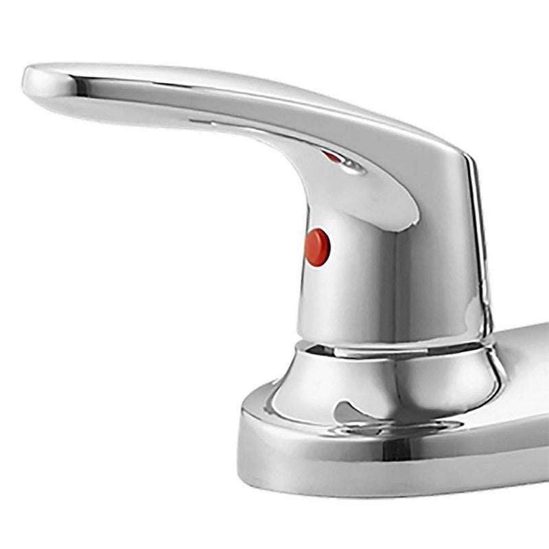 American Standard 7074551.002 Colony Pro Two-Handle High-Arc Kitchen Faucet with Spray In, Polished Chrome - Image 4